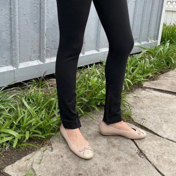 Valentino straight leg silk embellished pants, size 4 - Picture 3 of 13